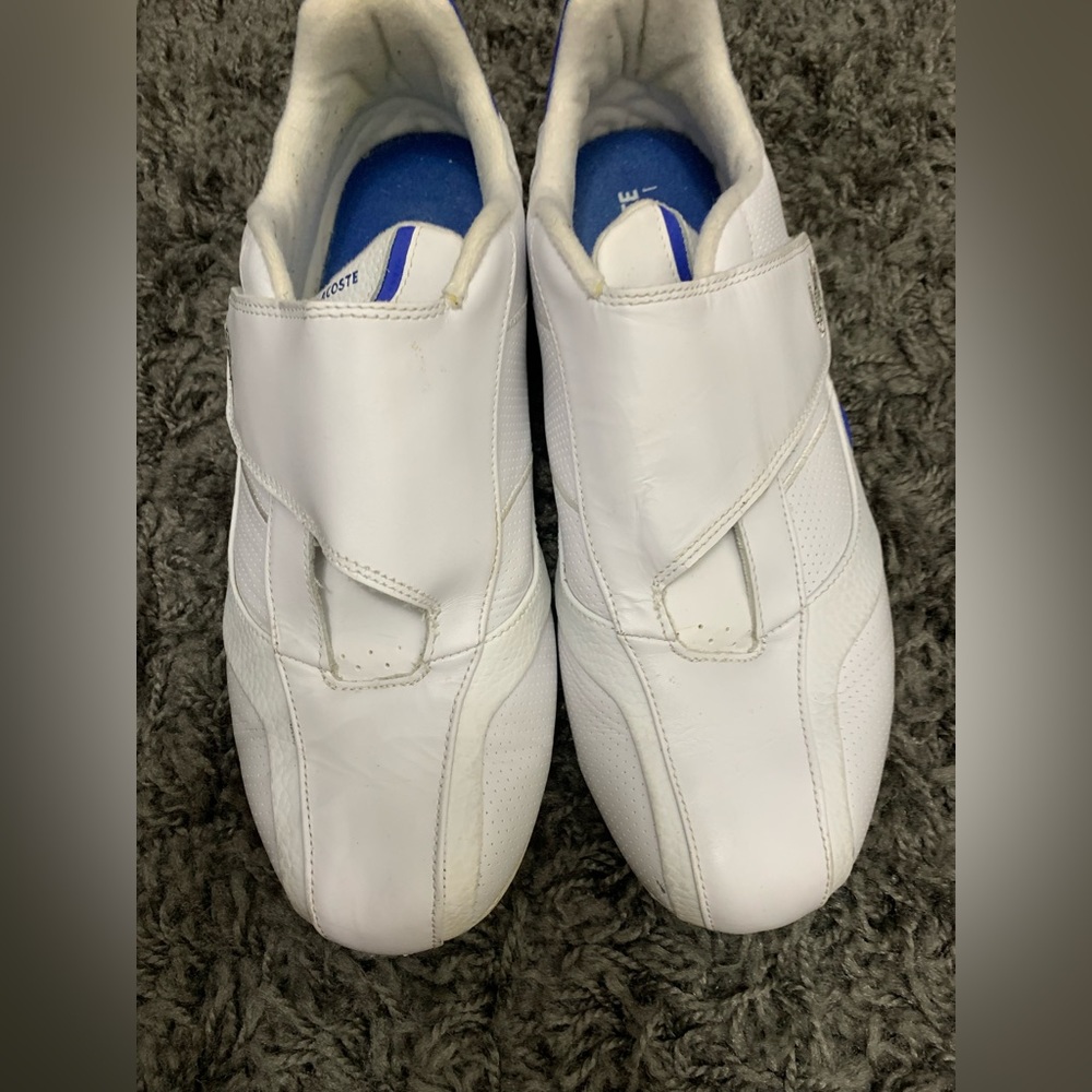 Lacoste Radium, Wht/Blu, Size 10 View 4